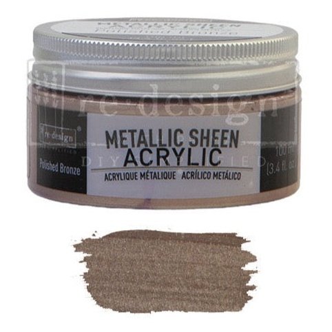 Polished Bronze - Acrylic Metallic Sheen