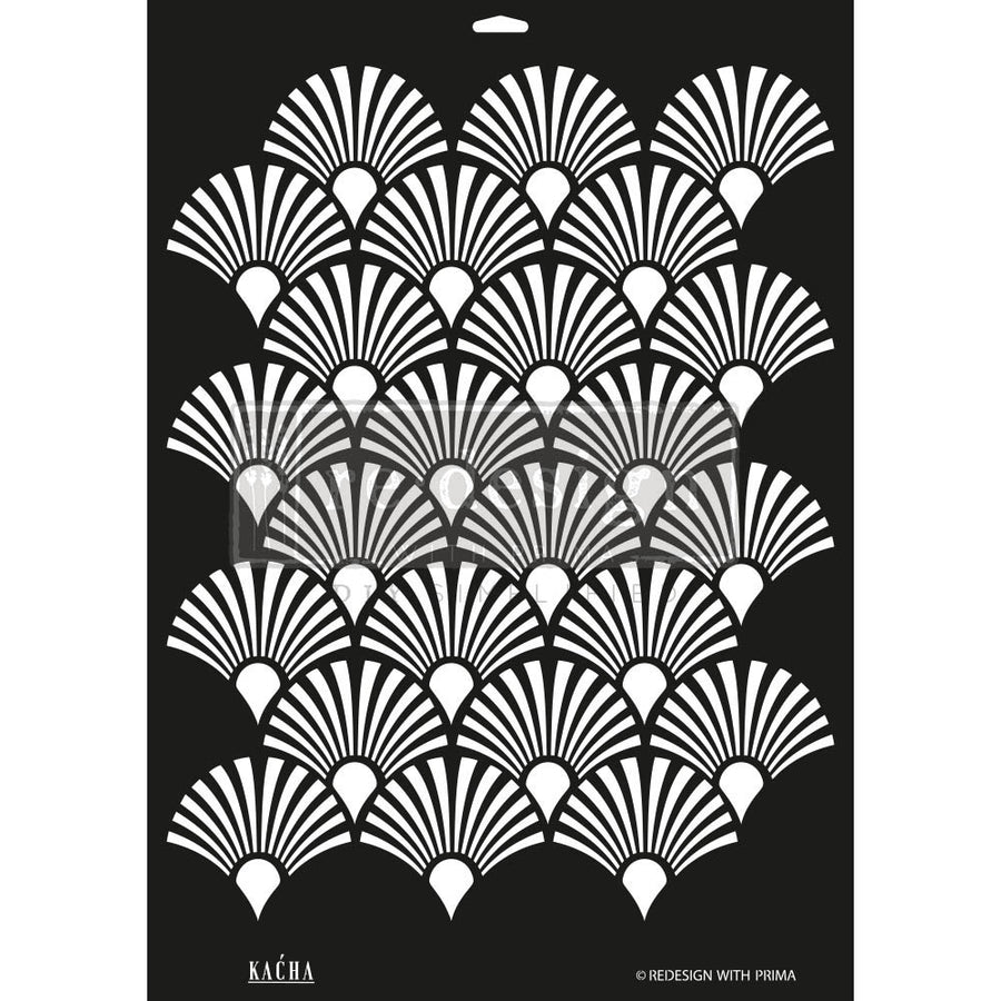 Deco Peacock - Kacha Decor Stencil