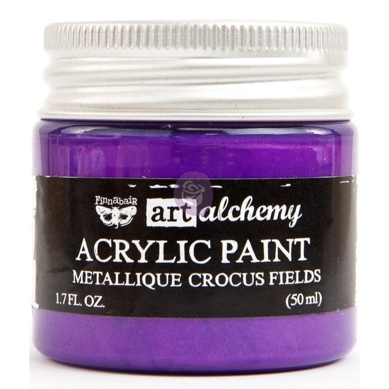 Crocus Fields Metallic- Finnabair Acrylic Paint