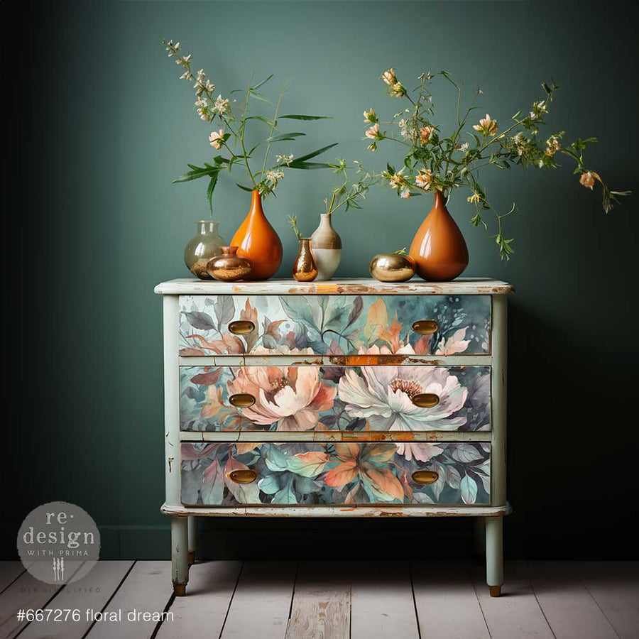 Floral Dream - A1 Decoupage Paper - Fiber Paper