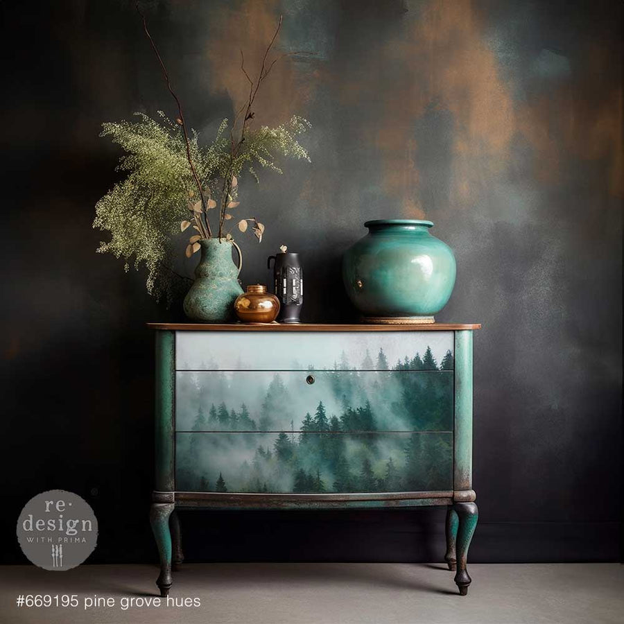 Pine Grove Hues - A1 Decoupage Paper