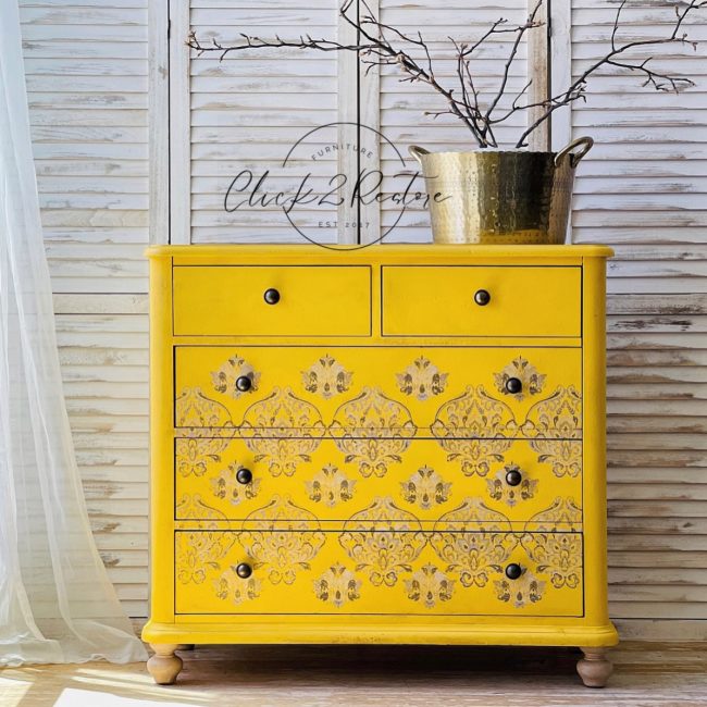 Antique Damask - Decor Transfer - Furniture Transfer