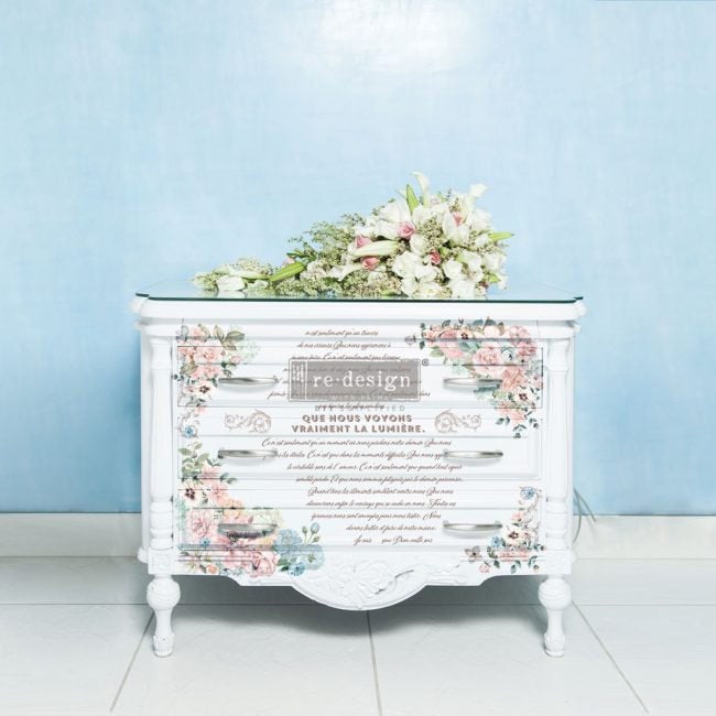 Pure Light Floral - Decor Transfer - Furniture Transfer