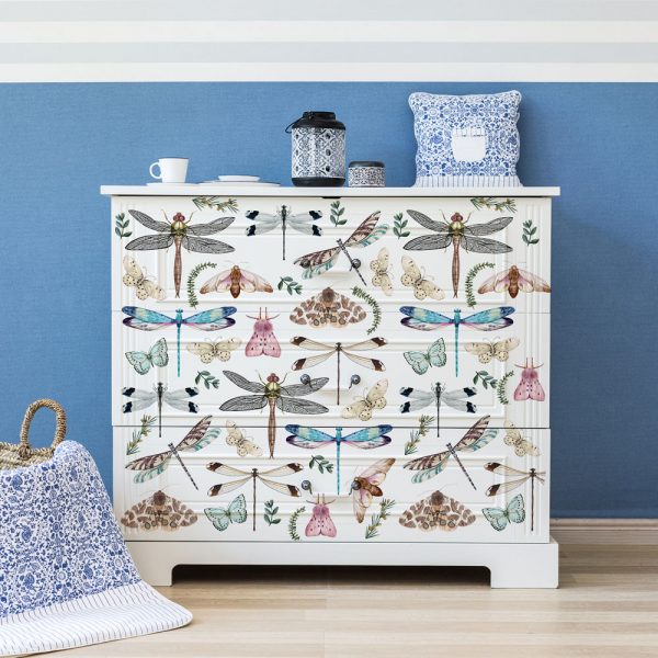 Riverbed Dragonflies - Decor Transfer - Furniture Transfer