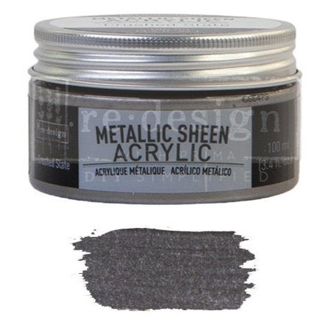 Crushed Slate - Acrylic Metallic Sheen