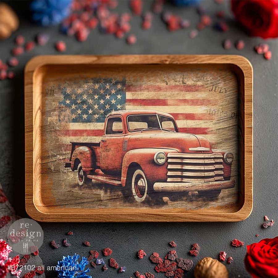 All American - A3 Decoupage Paper Pack