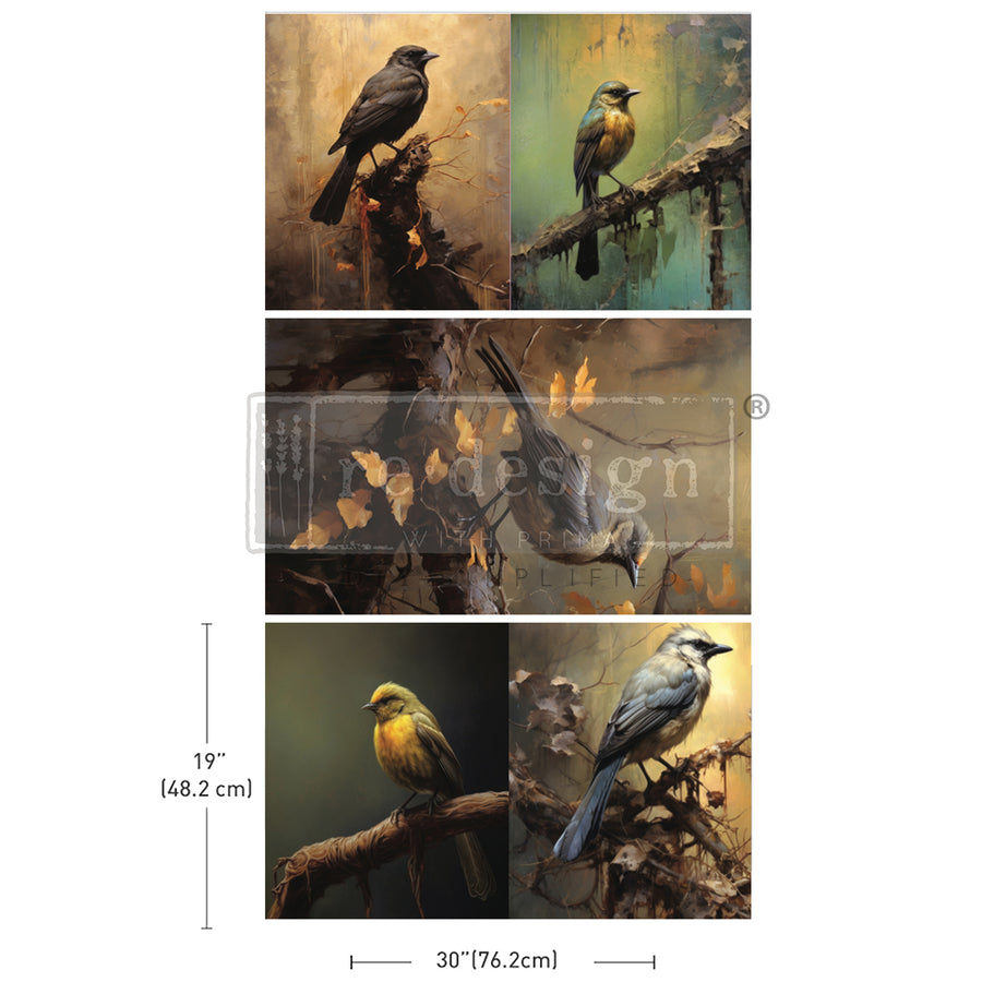 Avian Dreamscape - Decoupage Paper Pack