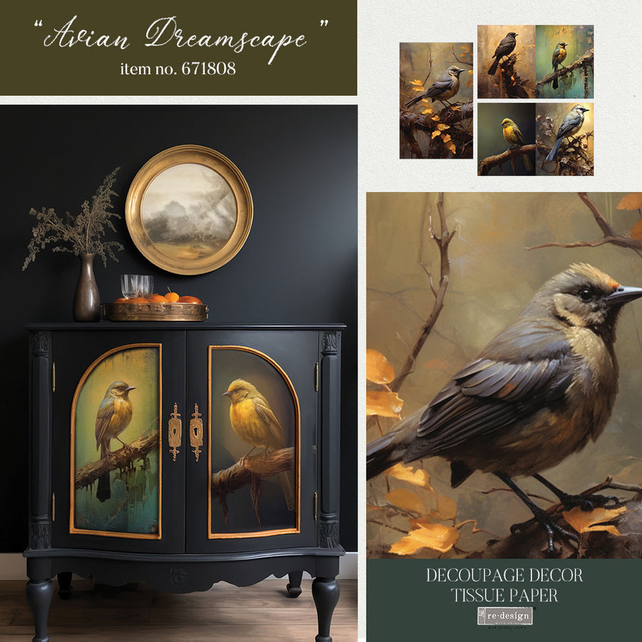 Avian Dreamscape - Decoupage Paper Pack