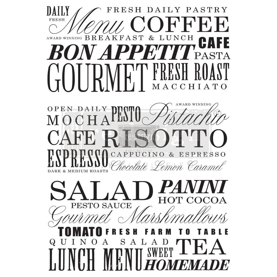 Delicious Menu - Decor Transfer - Furniture Transfer