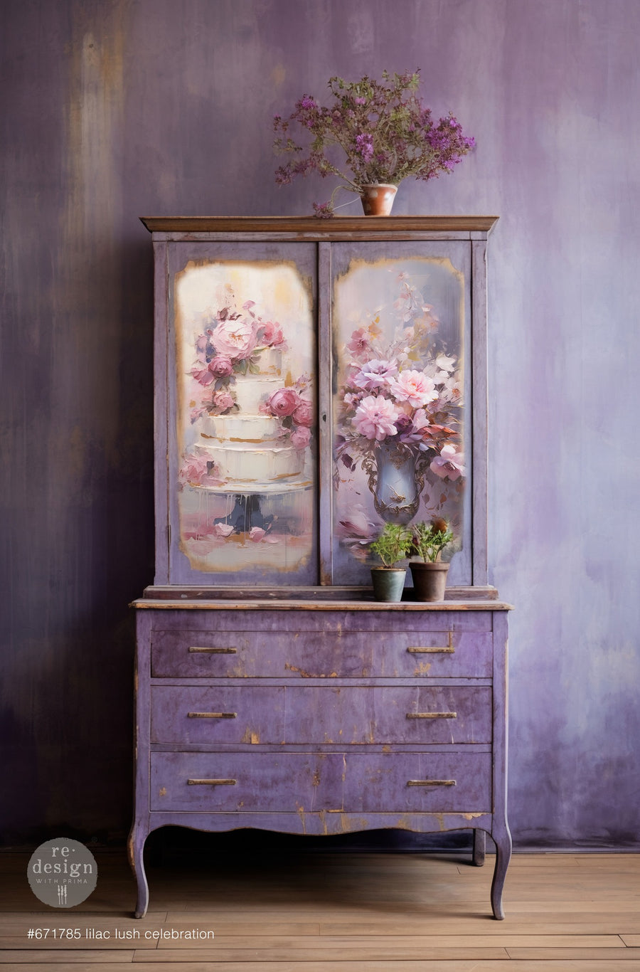 Lilac Lush Celebration - Decoupage Paper Pack