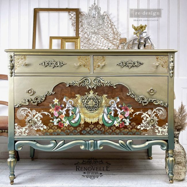 Mermaid Lace - CeCe Decor Transfer - Furniture Transfer