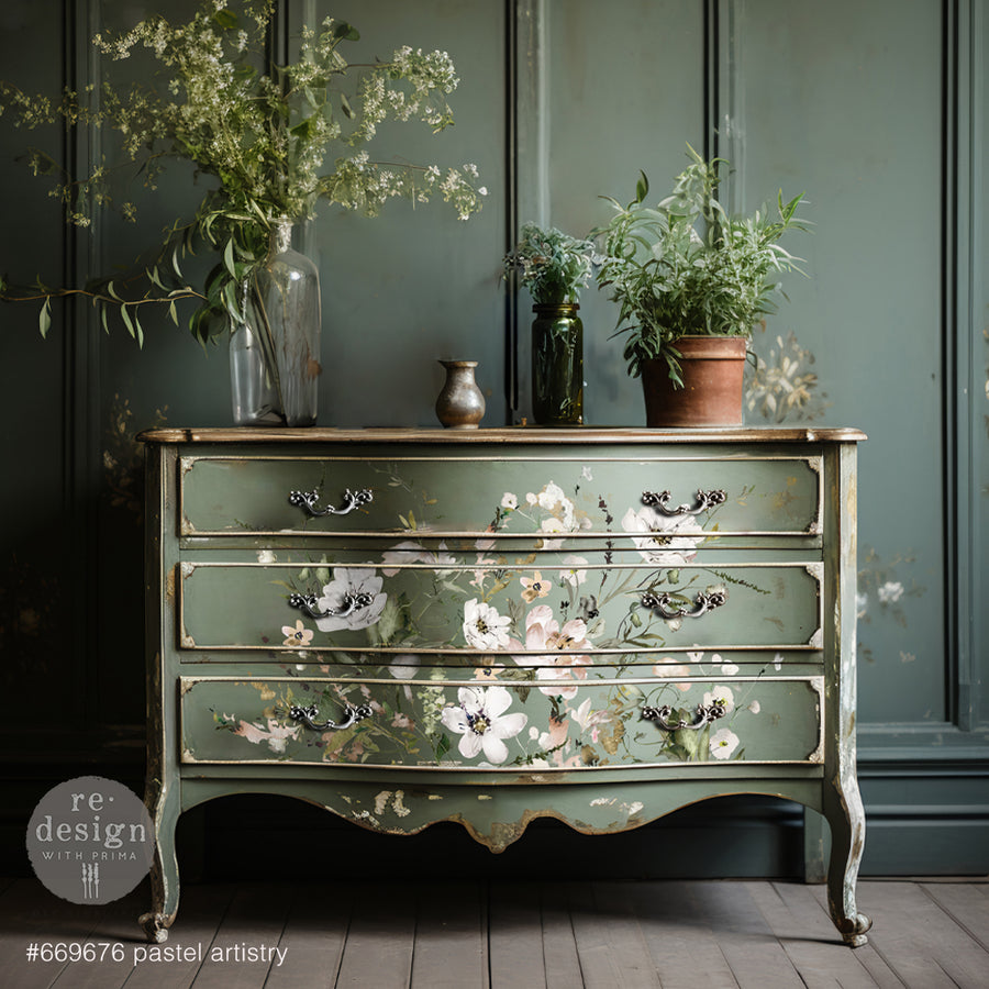 Pastels Artistry - Decor Transfer - Furniture Transfer