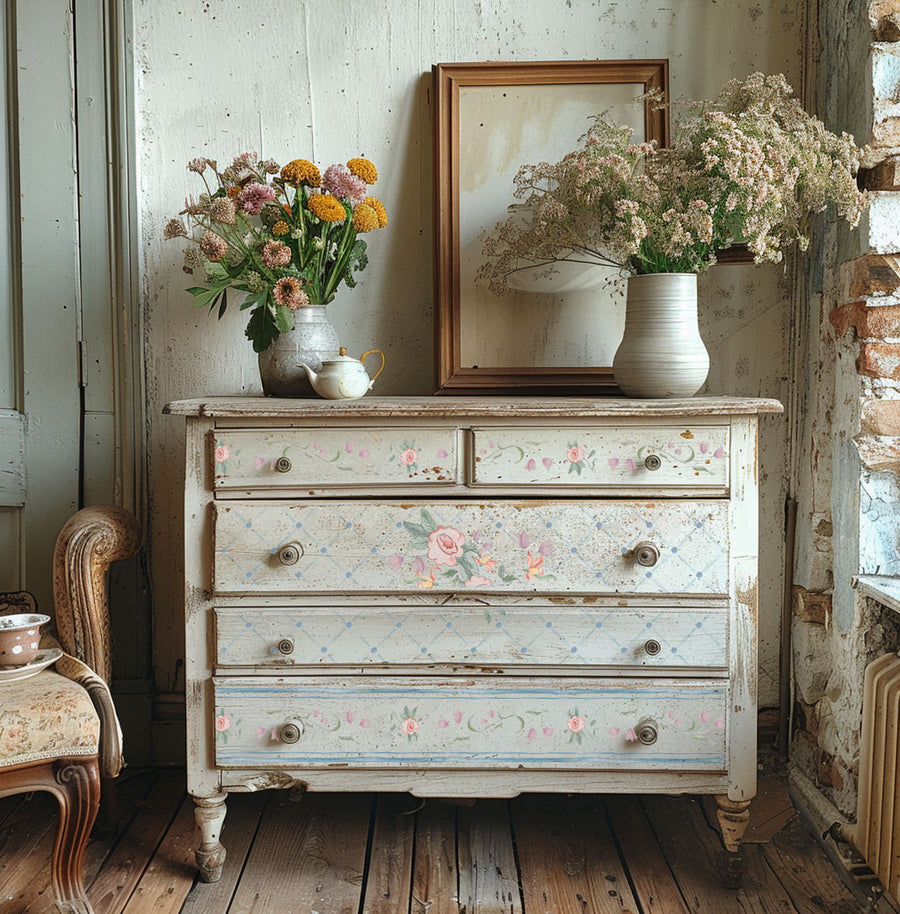 Swedish Posy - Annie Sloan Decor Transfer