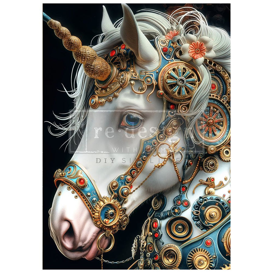 Technicorn - A1 Decoupage Paper - Fiber Paper
