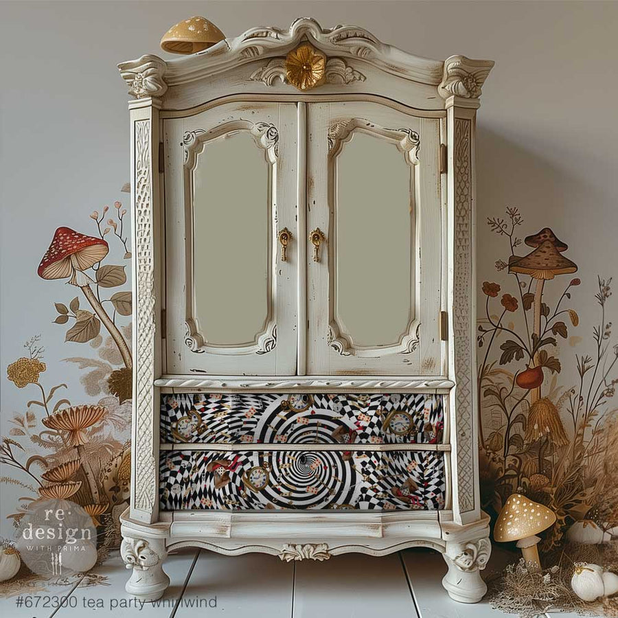 Tea Party Whirlwind - Decoupage Paper - Decor Tissue