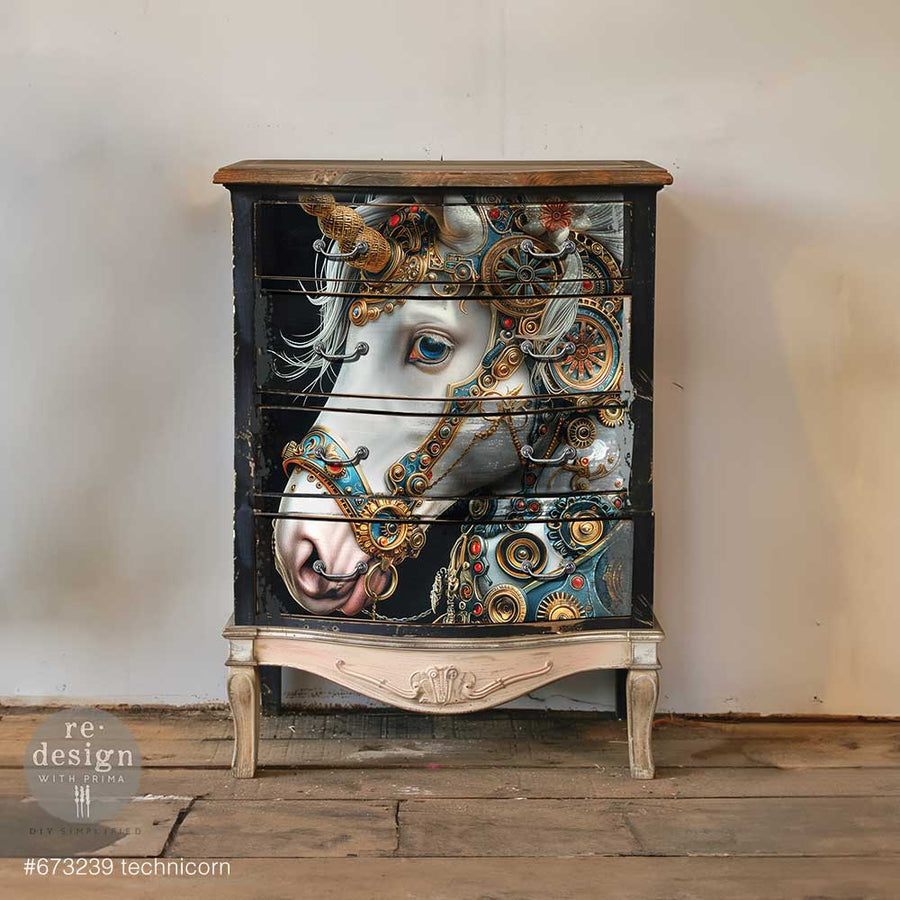 Technicorn - A1 Decoupage Paper - Fiber Paper