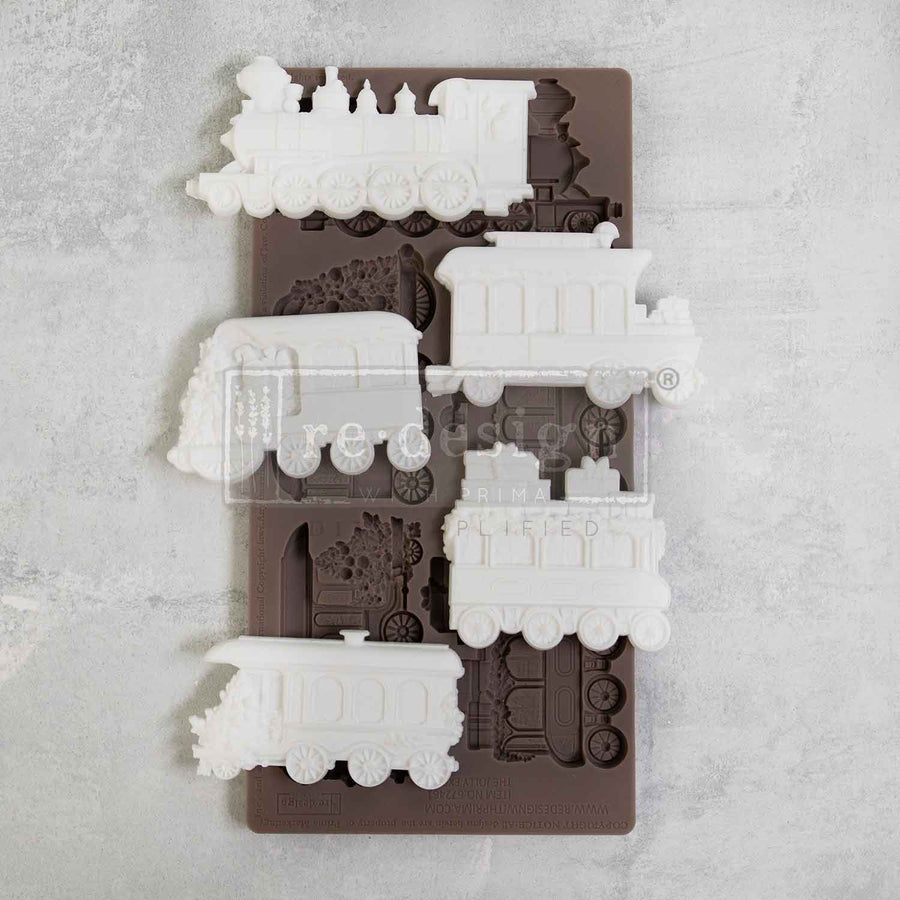 The Jolly Express - Decor Mould - Silicone Mold