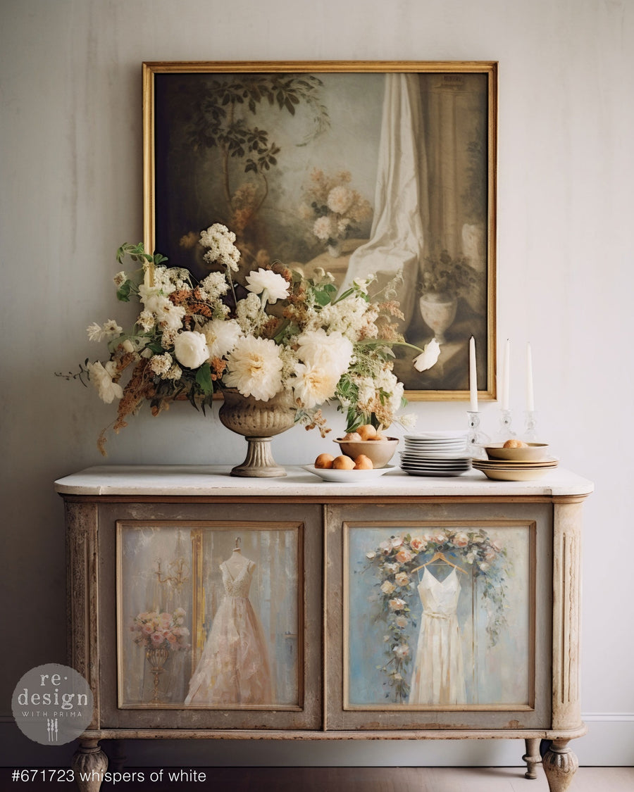 Whispers of White - Decoupage Paper Pack