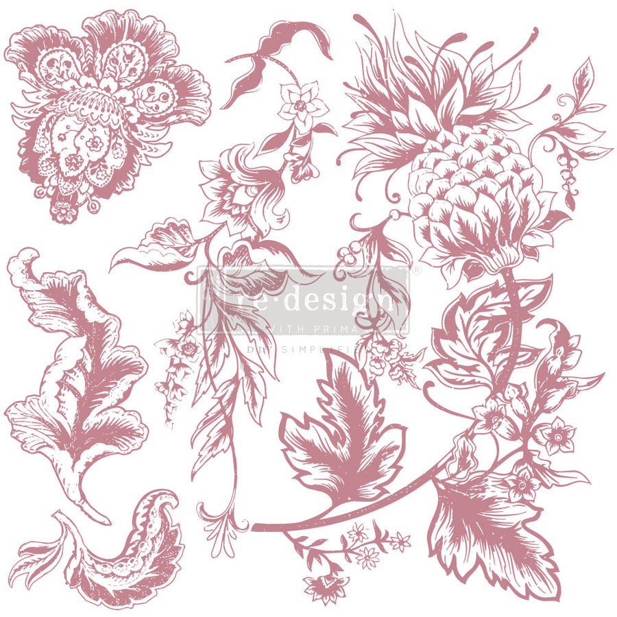Rustic Floral Element - Decor Stamps