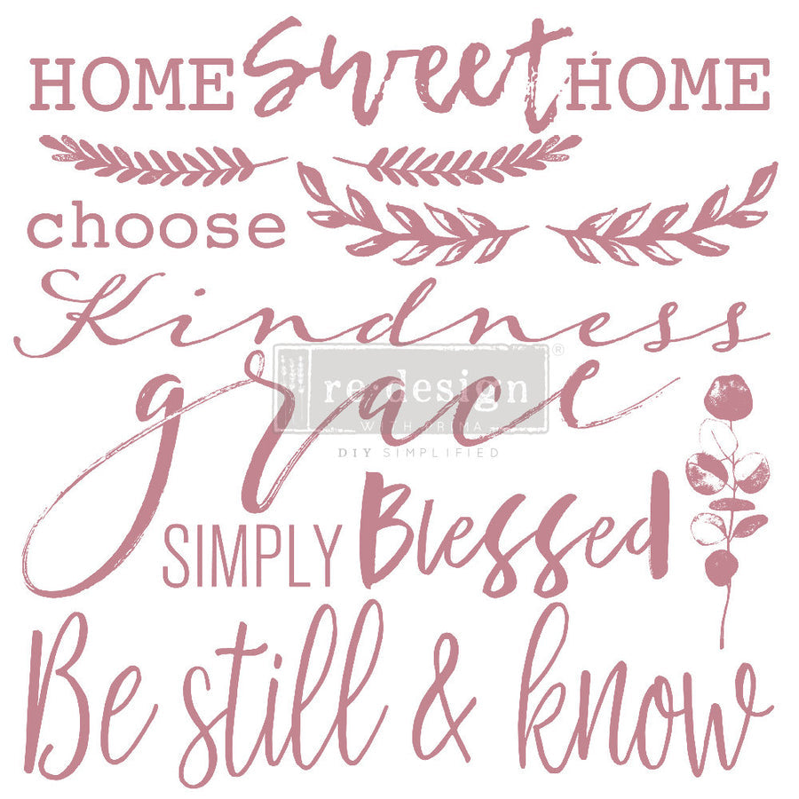 Inspired Words - Decor Stamps