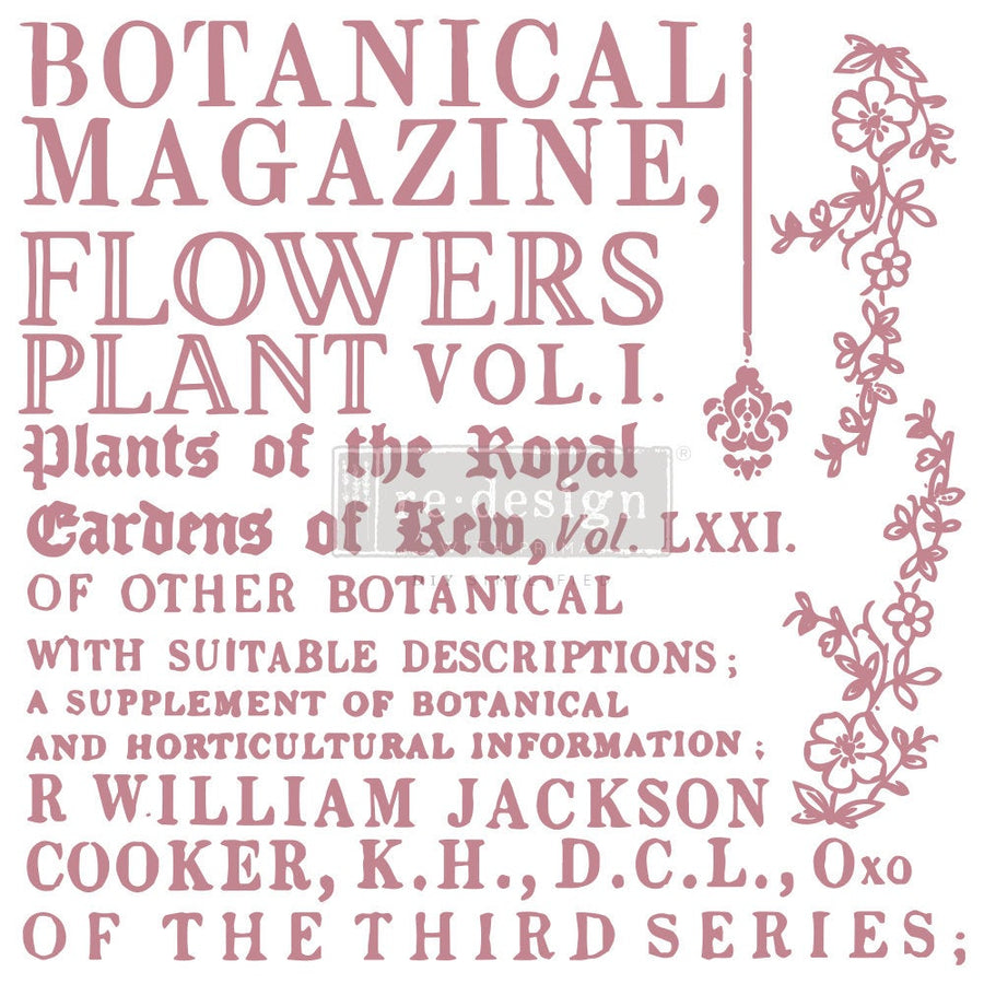 Botanical Encyclopedia - Decor Stamps