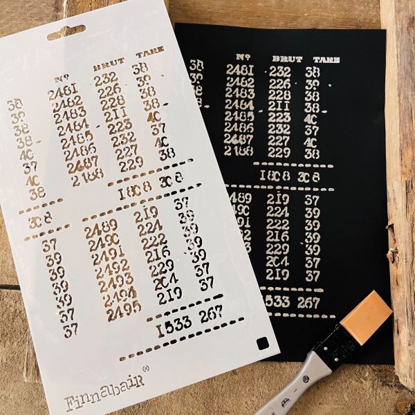 Book of Numbers - Finnabair Stencil