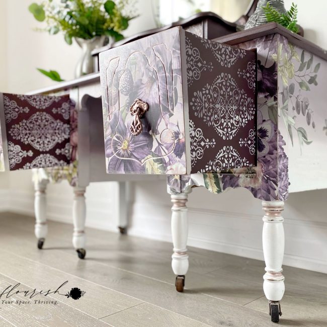 Diamond Flourish - Decor Stencil