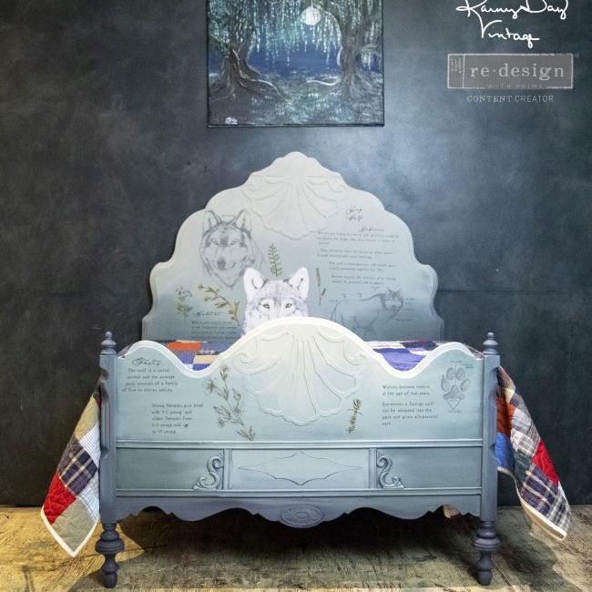 Gray Wolf transfer - Decor Transfer - Furniture Transfer