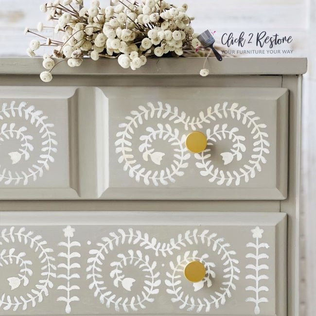 Elegant Vine - Decor Stencil