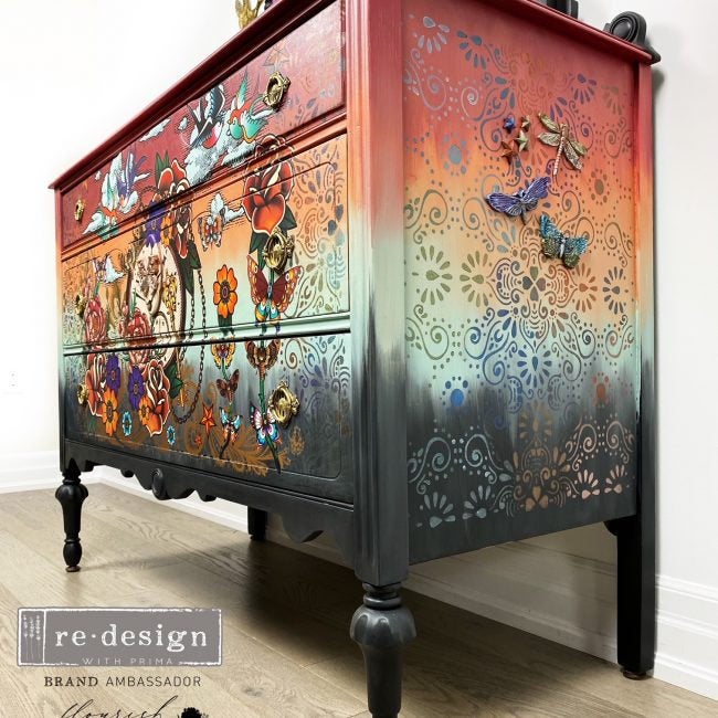 Eastern Abstract - CeCe Decor Stencil