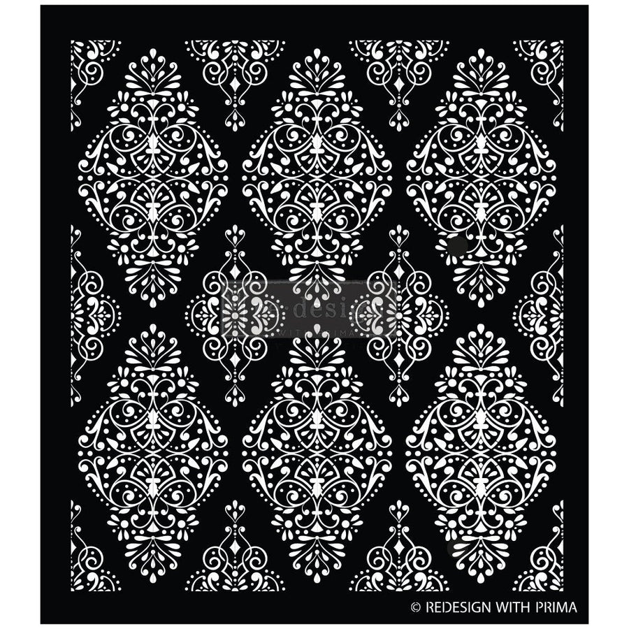 Diamond Flourish - Decor Stencil