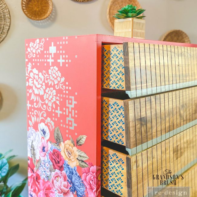 Floral Matrix - CeCe Decor Stencil