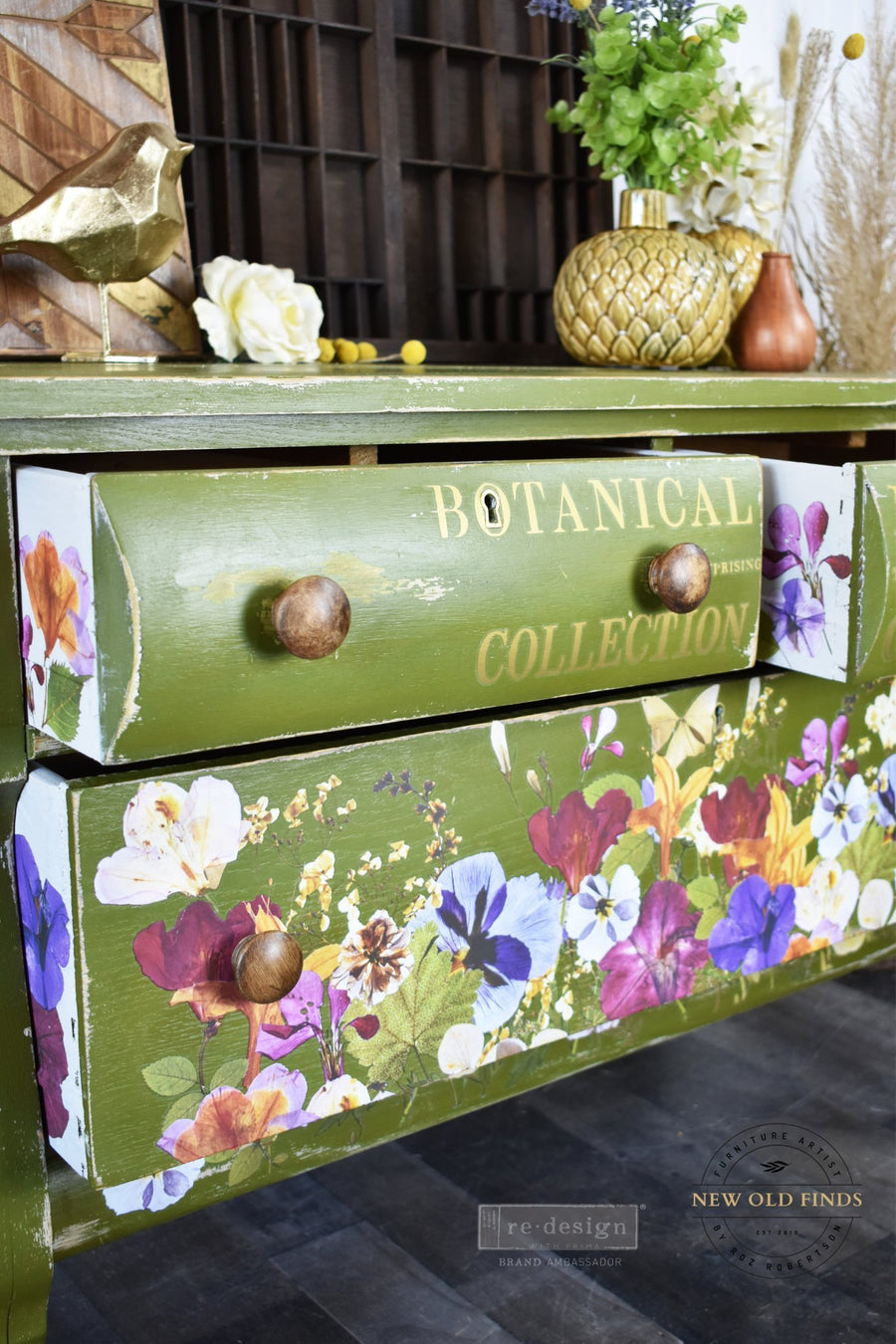 Pressed Flowers - Decor Transfer - Furniture Transfer
