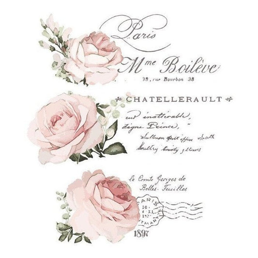 Chatellerault Rose - Decor Transfer - Furniture Transfer