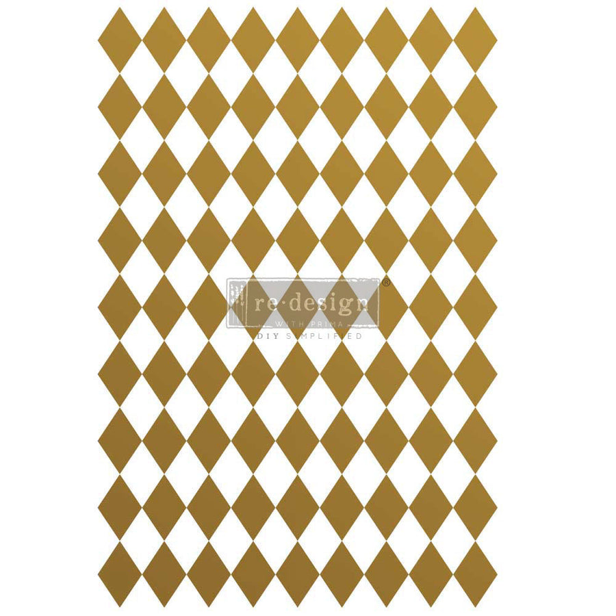 Gold Harlequin - Decor Transfer - Furniture Transfer