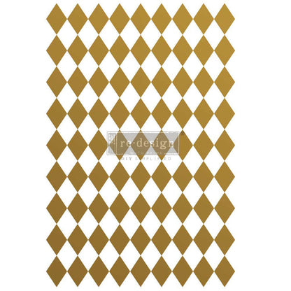 Gold Harlequin - Decor Transfer - Furniture Transfer