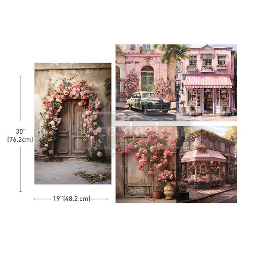Blush Blossom Boulevard - Decoupage Paper Pack