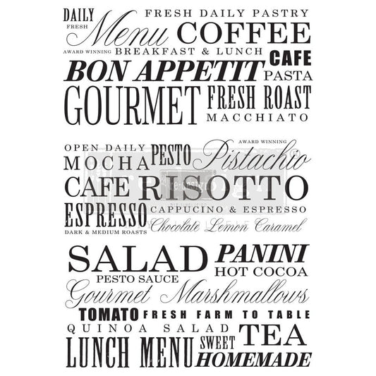 Delicious Menu - Decor Transfer - Furniture Transfer