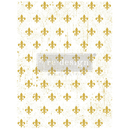 Fleur De Lis Gold - Decor Transfer