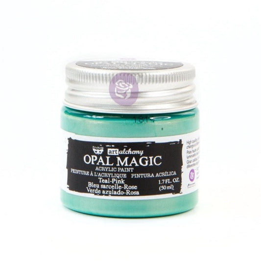 Teal-Pink Opal Magic - Finnabair Acrylic Paint