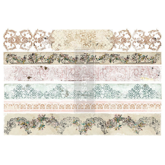 Distressed Borders II - Decor Transfer - Furniture Transfer